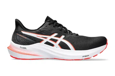 Pre-owned Asics Gt-2000 12 Black Sunrise Red In Black/sunrise Red