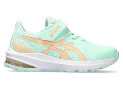 Pre-owned Asics Gt1000 12 Sneakers In Mint Tint/apricot Crush