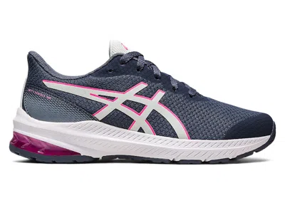 Pre-owned Asics Gt1000 12 Sneakers In Tarmac/pure Aqua In Multi