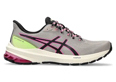 Pre-owned Asics Gt1000 12 Tr (women's) Sneakers In Nature Bathing/lime Green
