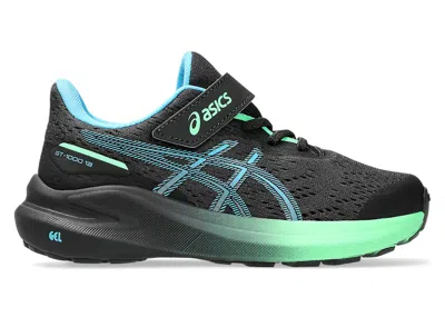 Pre-owned Asics Gt1000 13 Sneakers In Black/digital Aqua In Multi