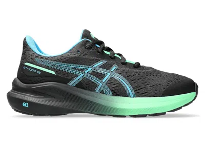 Pre-owned Asics Gt1000 13 Sneakers In Black/digital Aqua In Multi