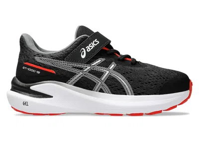 Pre-owned Asics Gt1000 13 Sneakers In Black/fiery Red