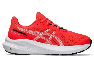 Pre-owned Asics Gt1000 13 Sneakers In Flash Red/white In Multi