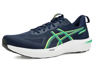 Asics Gt-1000 14 Striped Lace-up Sneakers In Black