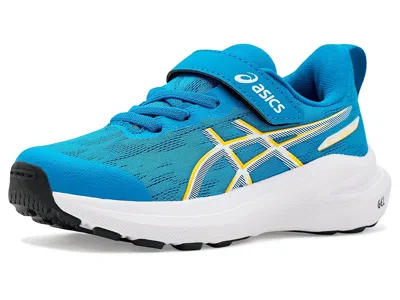 Asics Gt-1000 14 Pre-school (toddler/little Kid) Boys Shoes Aegean Blue/yamabuki : 2 Little Kid M, Textile