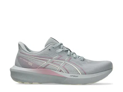 Asics Gt1000 15 Running Shoe In Grey/pink