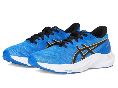 Asics Gt-2000 12 Gs (little Kid/big Kid) Kid's Shoes Illusion Blue/black : 4 Big Kid M, Synthetic