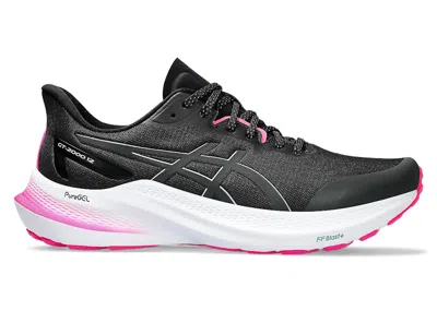 Pre-owned Asics Gt2000 12 Liteshow (women's) Sneakers In Black/pure Silver In Multi