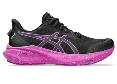 Pre-owned Asics Gt2000 13 Liteshow Black (women's) Sneakers In Lite Show/bold Magenta