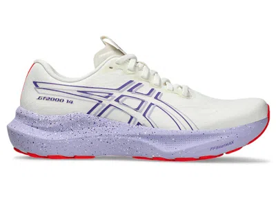 Pre-owned Asics Gt2000 14 Tokyo (women's) Sneakers In Cream/edo Purple