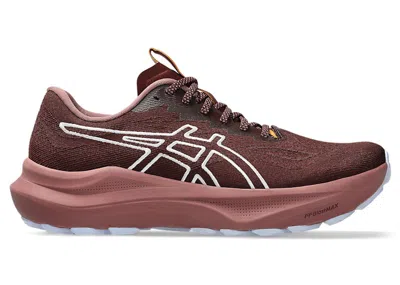 Pre-owned Asics Gt2000 14 Tr (women's) Sneakers In Nature Bathing/dark Red Planet