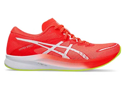 Pre-owned Asics Hyper Speed 3 (women's) Sneakers In Sunrise Red/white