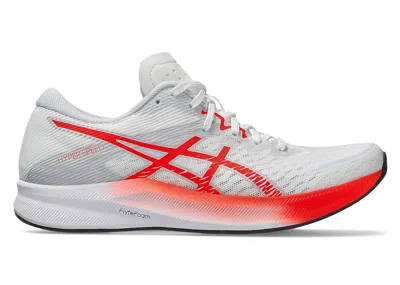Pre-owned Asics Hyper Speed 3 (women's) Sneakers In White/sunrise Red