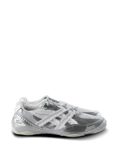 Asics Hypersync Metallic Sneakers In Gray