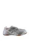 Asics Mesh And Leather Hypersync Sneakers With Embroidered Logo In Grey