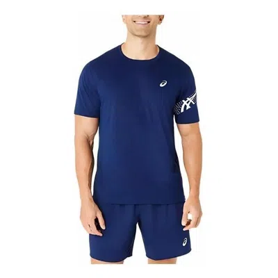 Asics Icon T-shirt 'birch Blue Expanse'