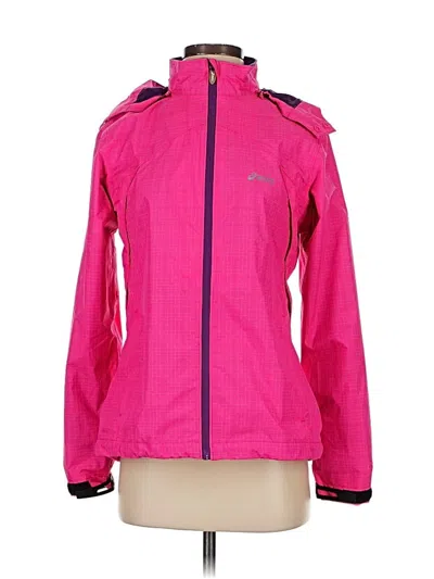 Pre-owned Asics Jacket In Pink