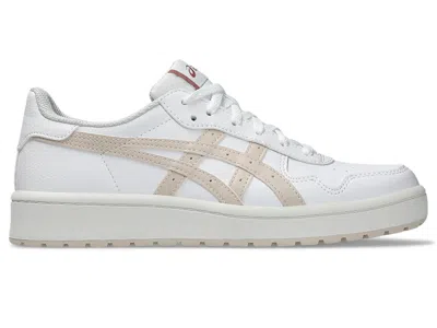 Pre-owned Asics Japan S Golf (women's) Sneakers In White/mineral Beige