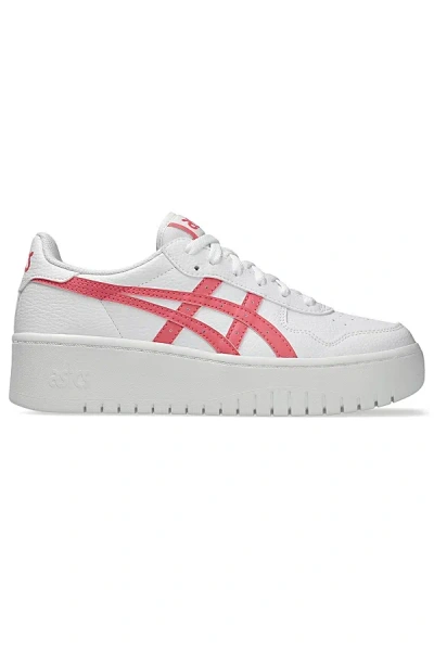 Asics Japan S Pf Sportstyle Sneakers In White/hibiscus Pink, Women's At Urban Outfitters