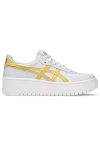 Asics Japan S Pf Sportstyle Sneakers In White/faded Yellow