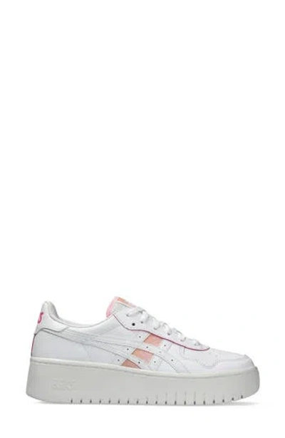Asics ® Japan S Platform Sneaker In White/lotus Pink