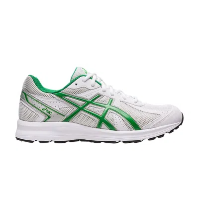 Pre-owned Asics Jog 100s 2e Wide 'white Green'