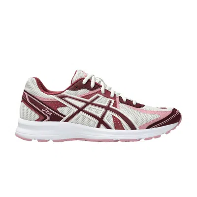 Pre-owned Asics Jog 100s 'cream Port Royal' | Red | Men's Size 12