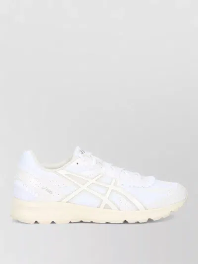 Asics Jog 100s Lace Up Unisex Sneakers In White