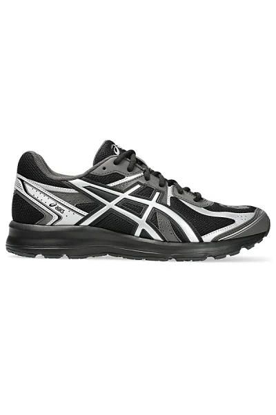 ASICS JOG 100S SPORTSTYLE SNEAKERS IN BLACK/PURE SILVER AT URBAN OUTFITTERS