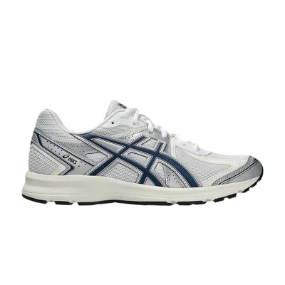 Pre-owned Asics Jog 100s 'white Independence Blue' | Men's Size 5