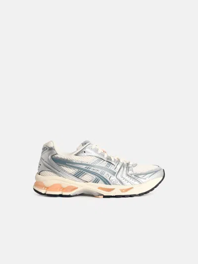 Asics 'kayano' White Fabric Blend Sneakers