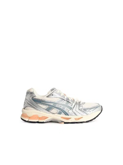 ASICS ASICS 'KAYANO' WHITE FABRIC BLEND SNEAKERS