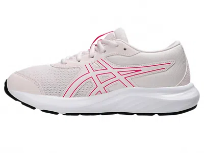 Asics Kid's Contend 9 Grade School Sneaker In Pale Pink/white