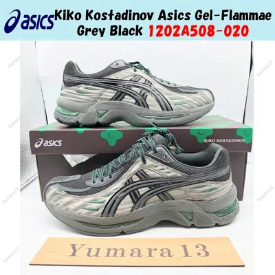 Pre-owned Asics Kiko Kostadinov  Gel-flammae Grey Black 1202a508-020 Us Women's In Gray