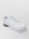 Asics Kinetic Fluent Mesh Rubber Sneakers In White