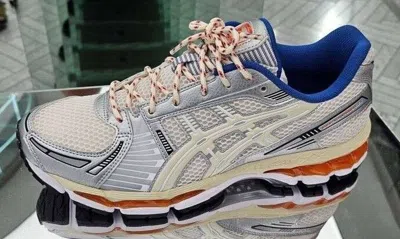 Pre-owned Asics Kith Ronnie Fieg  Gel-kayano 12.1 Cream Multi 1203a555-101 Us6.5 -11 In White