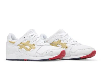 Pre-owned Asics Kith X Gel Lyte 3 Og Tokyo Trio Pack - Super Gold 1203a044-100 In White.rich Gold