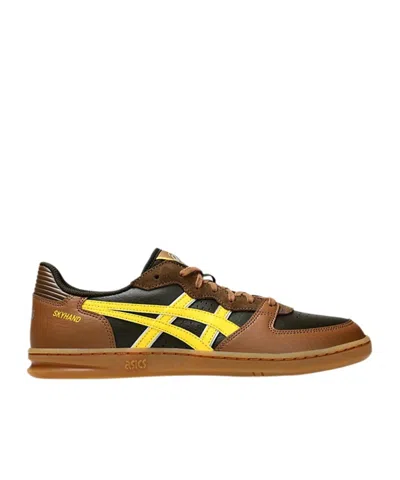 Asics Lace-up Low-cut Casual Shoes In Brown