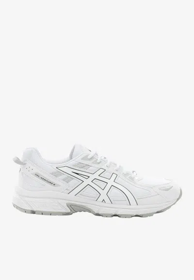 Asics Lace-up Low-top Sneakers In White