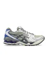 Asics Casual Sneakers With Mesh Upper And Rubber Outsole In Gray