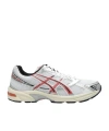 Asics Gel-1130 Sportstyle Sneakers In White/desert Red