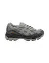 Asics Layered Grey Sneakers With Gel Technology In Gray