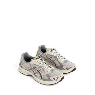 Asics Leather Trainers In Grey