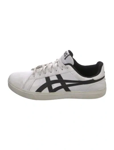 Pre-owned Asics Leather Sneakers In White