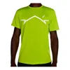 Asics Lite-show T-shirt 'lime Zest' In Green