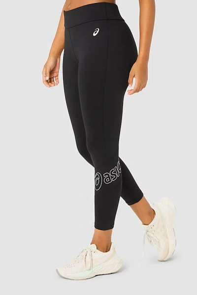 Asics Logo 7/8 Athletic Legging In Performance Black, Women's At Urban Outfitters