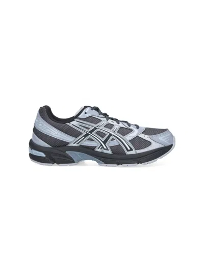 Asics Logo Detail Lace-up Sneakers With Padded Collar In Gray