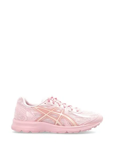 Asics Logo Detail Sneakers In Pink