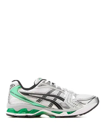 Asics Logo Trainers In Green